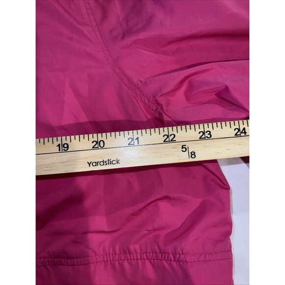 Lane Bryant LIVI Active Jacket Pullover Magenta Fuchsia Packable Woven 14/16 - Picture 12 of 14